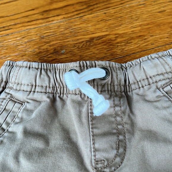 Cat & Jack infant khaki joggers. Size 18 months. Elastic waist and cuffs. - Picture 4 of 6